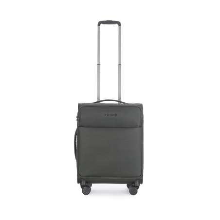 STRATIC Koffer Light+ Handgepäck Weichschalenkoffer, Höhe 55 cm, Größe S dark green Vorderseite