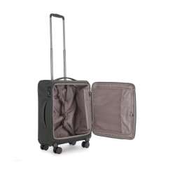 STRATIC Koffer Light+ Handgepäck Weichschalenkoffer, Höhe 55 cm, Größe S dark green offen