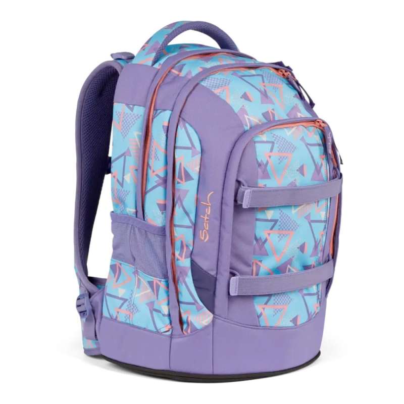 SATCH Schulrucksack pack 80s Dance Vorderansicht seitlich