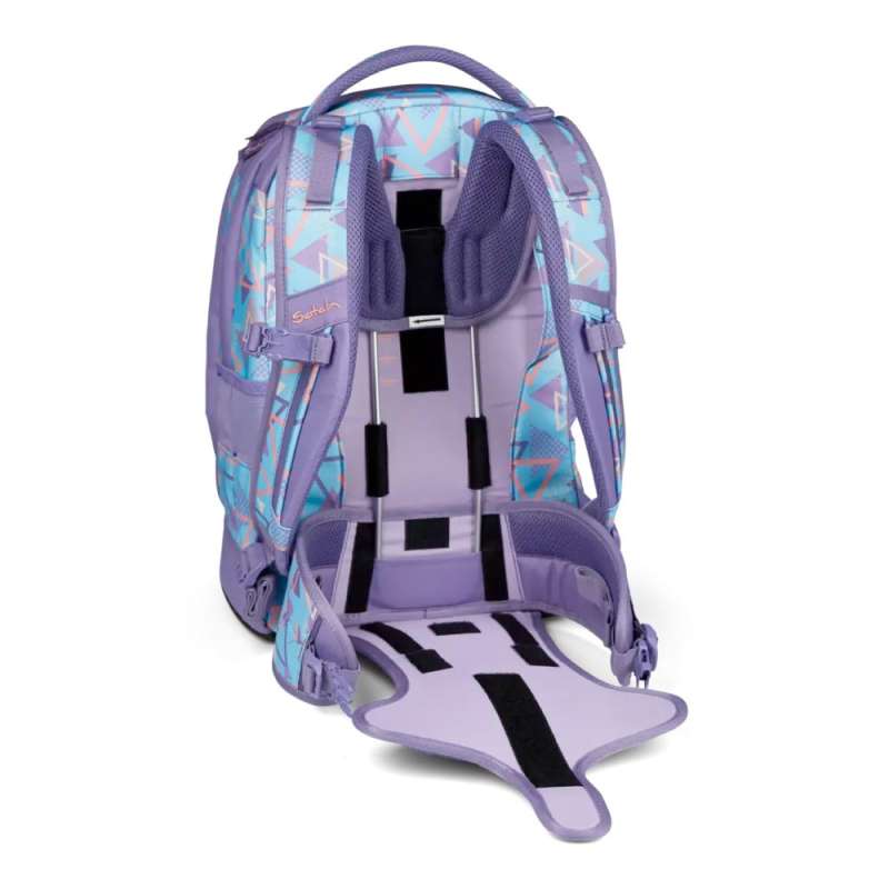 SATCH Schulrucksack pack 80s Dance Vorderansicht Höhenverstellbarkeit