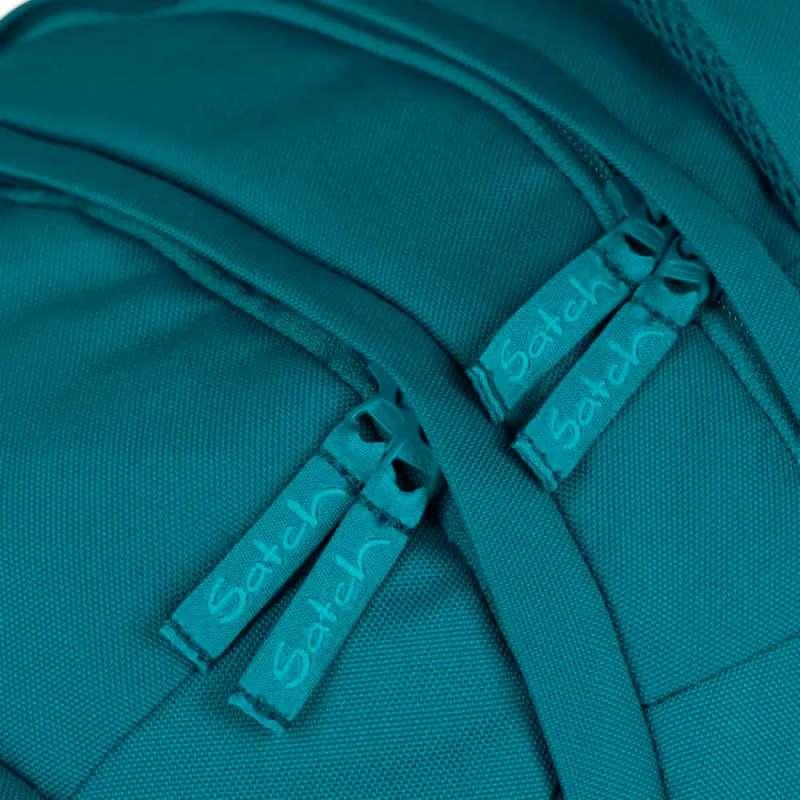 SATCH Schulrucksack pack - Deep Petrol Reißverschluss