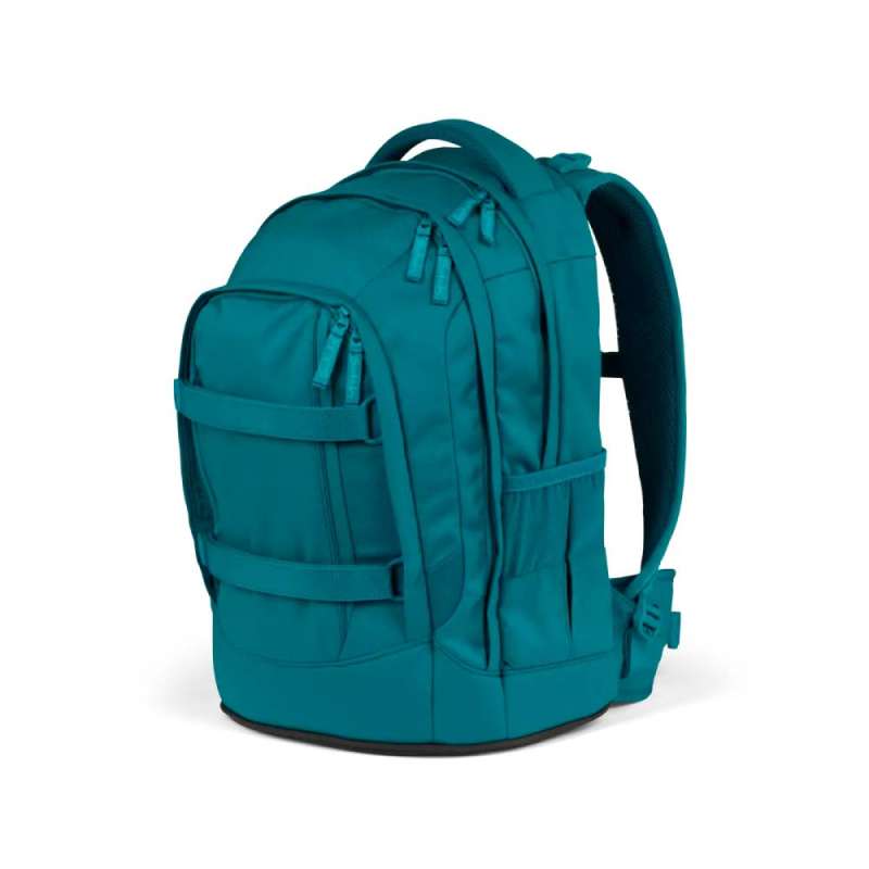SATCH Schulrucksack pack - Deep Petrol vorne rechts