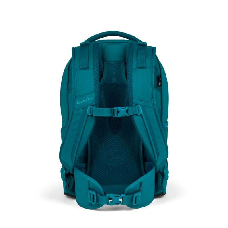SATCH Schulrucksack pack - Deep Petrol hinten