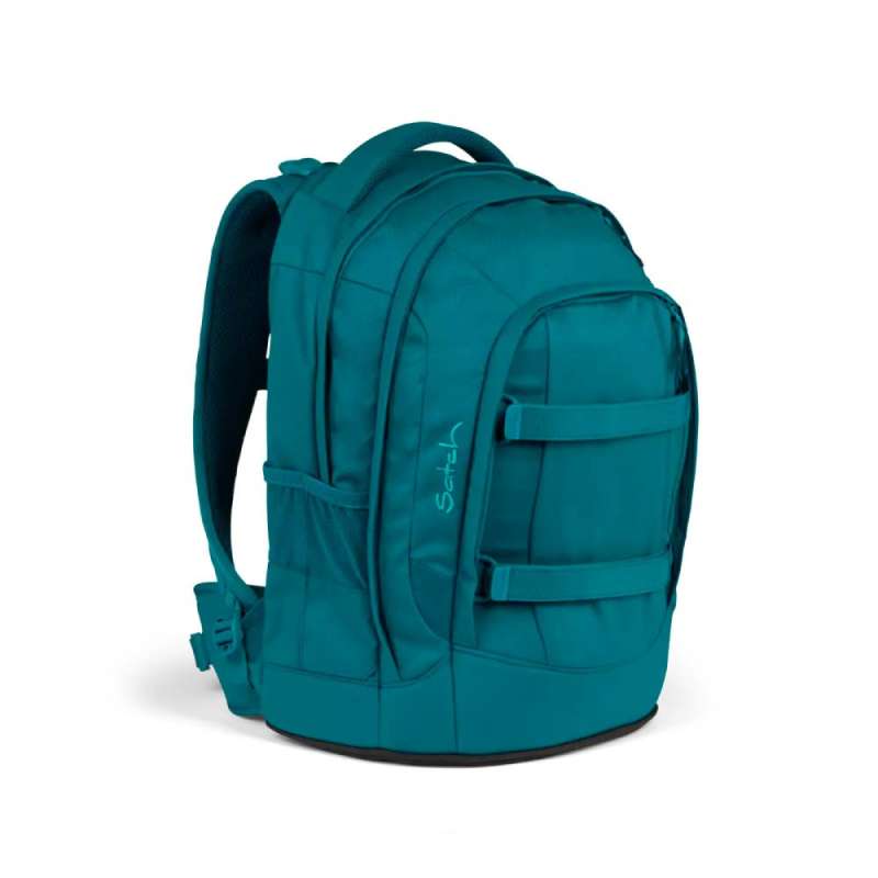 SATCH Schulrucksack pack - Deep Petrol vorne links