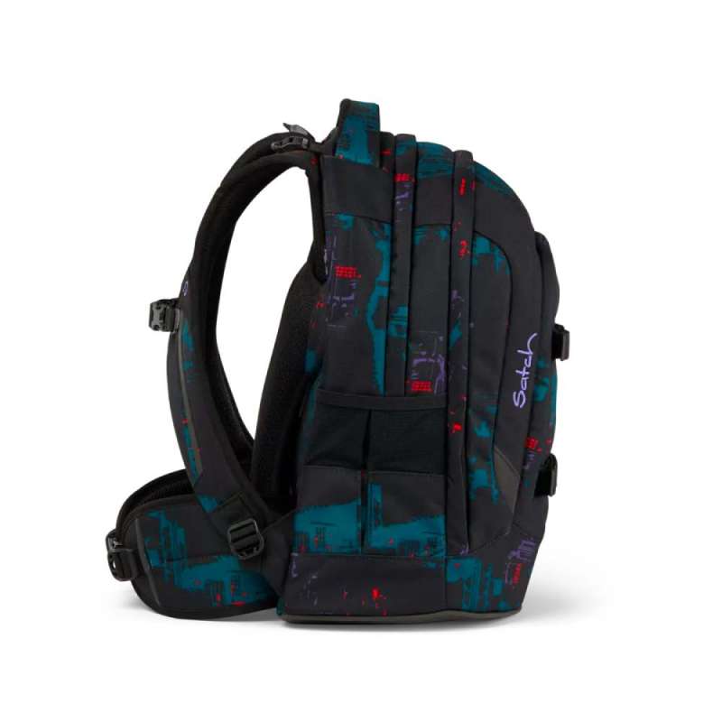 SATCH Schulrucksack pack - Night Vision rechts