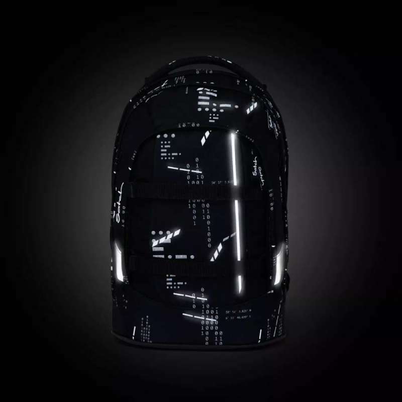 SATCH Schulrucksack pack - Ninja Matrix Reflektoren