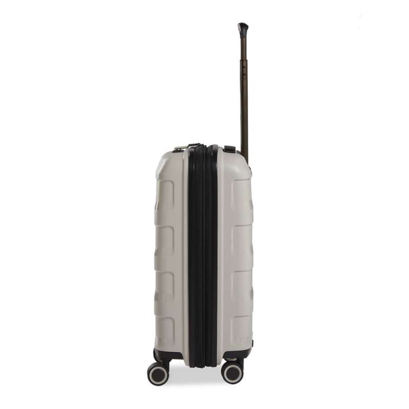 STRATIC Koffer Straw+ Handgepäck Hartschalenkoffer, Höhe 55 cm, Größe S Beige link