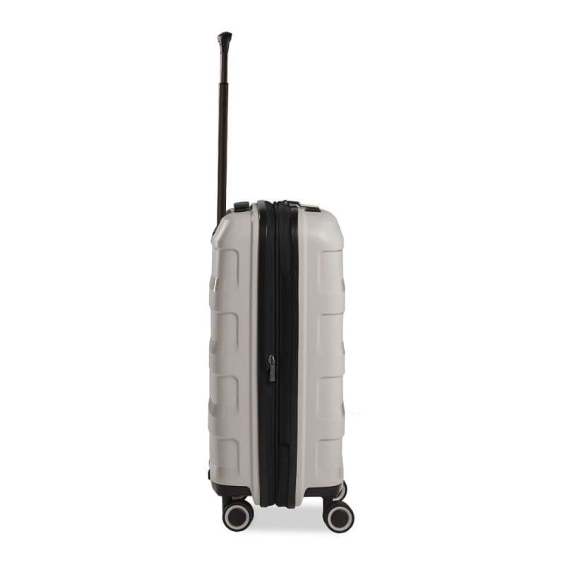 STRATIC Koffer Straw+ Handgepäck Hartschalenkoffer, Höhe 55 cm, Größe S Beige rechts