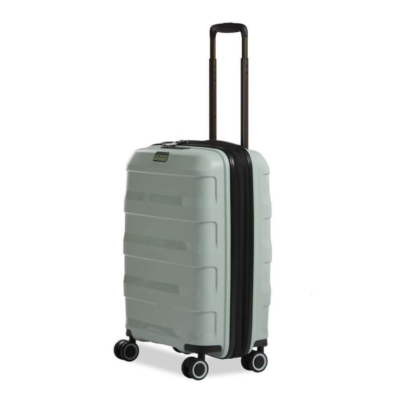 STRATIC Koffer Straw+ Handgepäck Hartschalenkoffer, Höhe 55 cm, Größe S Rückseite mint seitlich 45 Grad