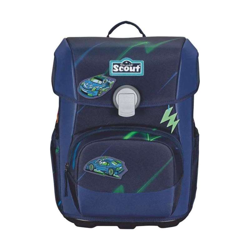 SCOUT Schulranzen Set Neo Exklusiv Superflash City Lights Vorderseite