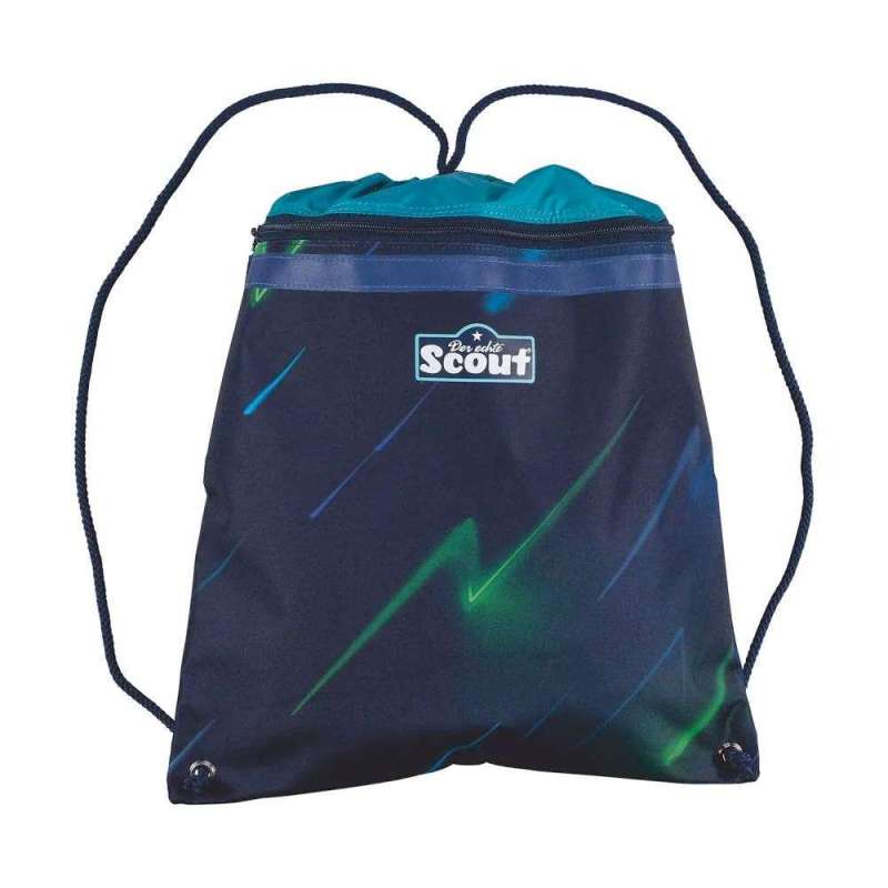 SCOUT Schulranzen Set Neo Exklusiv Superflash City Lights Sportbeutel