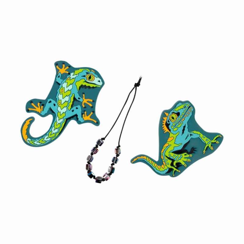 SCOUT Schulranzen Set Neo Exklusiv Superflash Lizard Mags