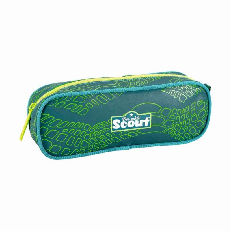 SCOUT Schulranzen Set Neo Exklusiv Superflash Lizard Schlampermäppchen