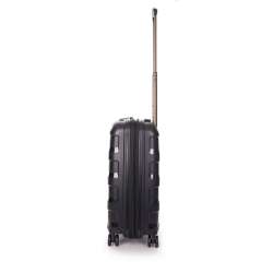 STRATIC Koffer Straw+ Handgepäck Hartschalenkoffer, Höhe 55 cm, Größe S black links