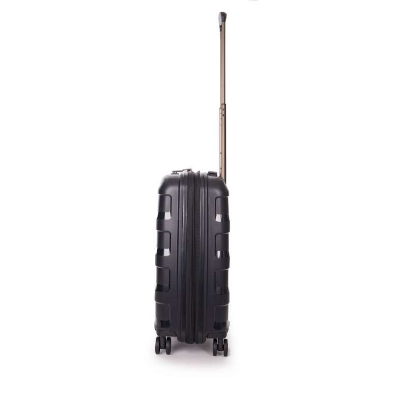 STRATIC Koffer Straw+ Handgepäck Hartschalenkoffer, Höhe 55 cm, Größe S black links
