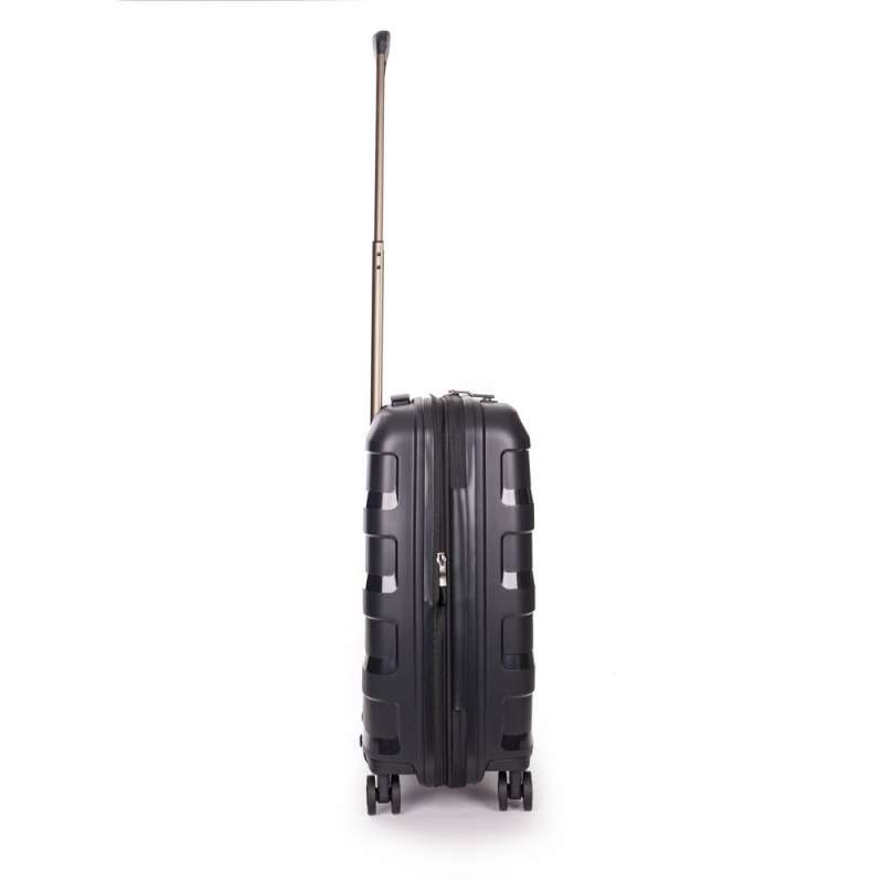 STRATIC Koffer Straw+ Handgepäck Hartschalenkoffer, Höhe 55 cm, Größe S black rechts