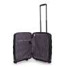 STRATIC Koffer Straw+ Handgepäck Hartschalenkoffer, Höhe 55 cm, Größe S black offen