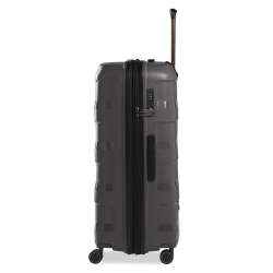STRATIC Koffer Straw+ Hartschalenkoffer, Höhe 76 cm, Größe L dark grey links