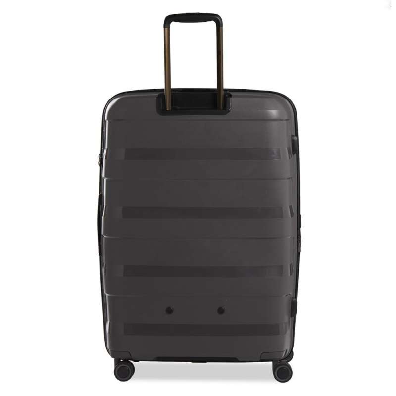 STRATIC Koffer Straw+ Hartschalenkoffer, Höhe 76 cm, Größe L dark grey Rückseite
