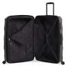 STRATIC Koffer Straw+ Hartschalenkoffer, Höhe 76 cm, Größe L dark grey offen