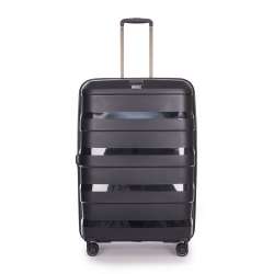 STRATIC Koffer Straw+ Hartschalenkoffer, Höhe 76 cm, Größe L black Vorderseite
