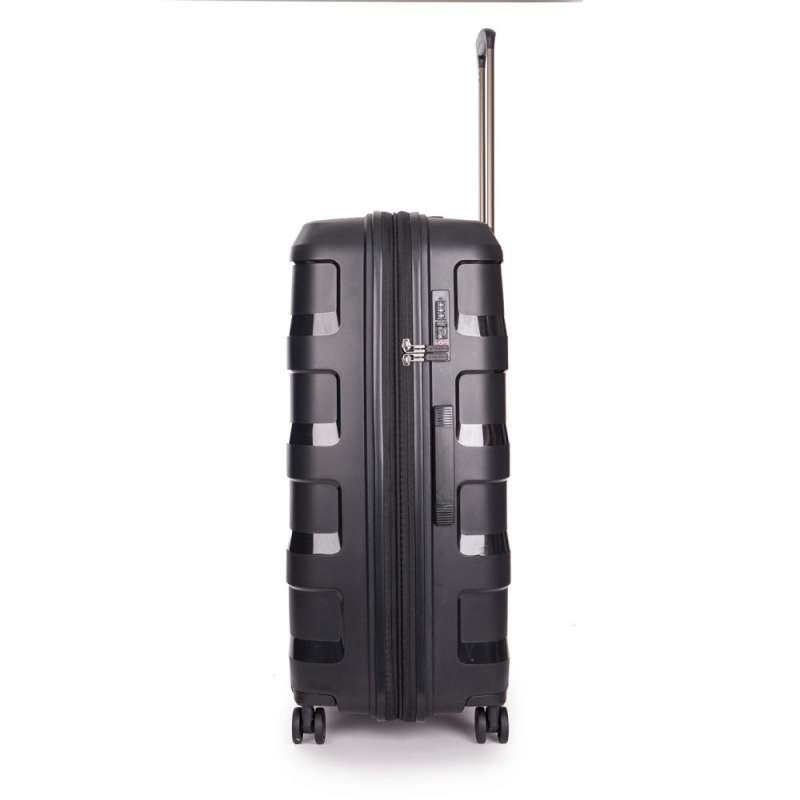 STRATIC Koffer Straw+ Hartschalenkoffer, Höhe 76 cm, Größe L black links