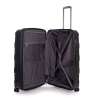 STRATIC Koffer Straw+ Hartschalenkoffer, Höhe 76 cm, Größe L black offen