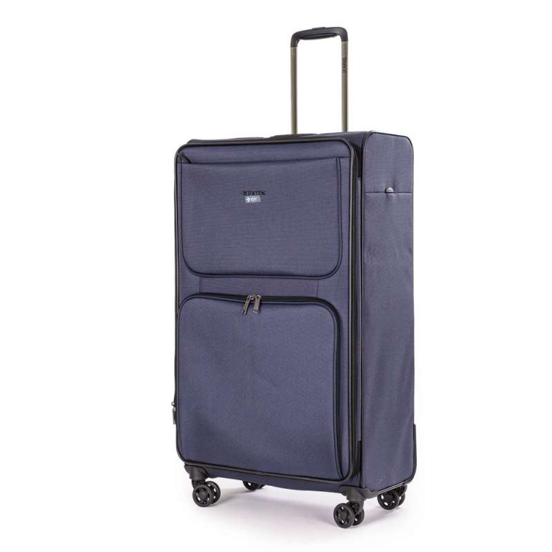STRATIC BENDIGO LIGHT + Koffer L navy blue Vorderseite seitlich