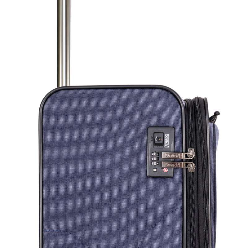 STRATIC BENDIGO LIGHT + Koffer L navy blue TSA Schloss