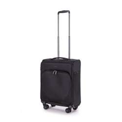 STRATIC Koffer Mix Handgepäck Weichschalenkoffer, Höhe 55 cm, Größe S black seitlich 45 Grad