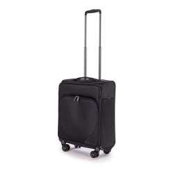 STRATIC Koffer Mix Handgepäck Weichschalenkoffer, Höhe 55 cm, Größe S black seitlich