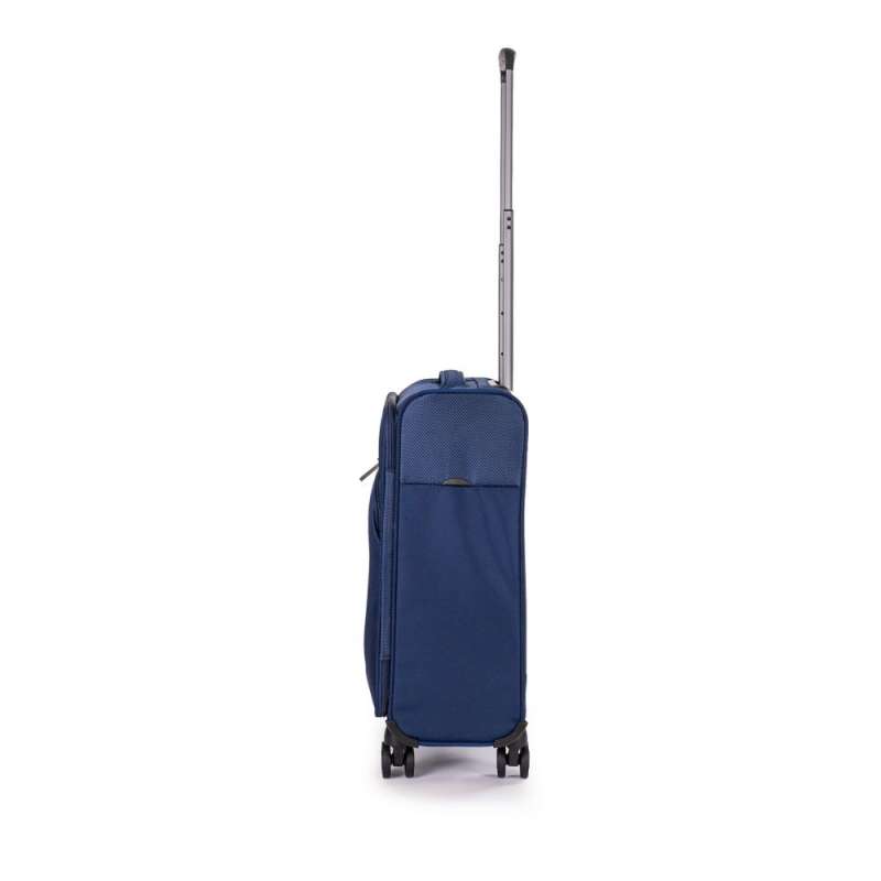 STRATIC Koffer Mix Handgepäck Weichschalenkoffer, Höhe 55 cm, Größe S blue links