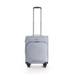 STRATIC Koffer Mix Handgepäck Weichschalenkoffer, Höhe 55 cm, Größe S steel Vorderseite