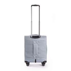 STRATIC Koffer Mix Handgepäck Weichschalenkoffer, Höhe 55 cm, Größe S steel Rückseite