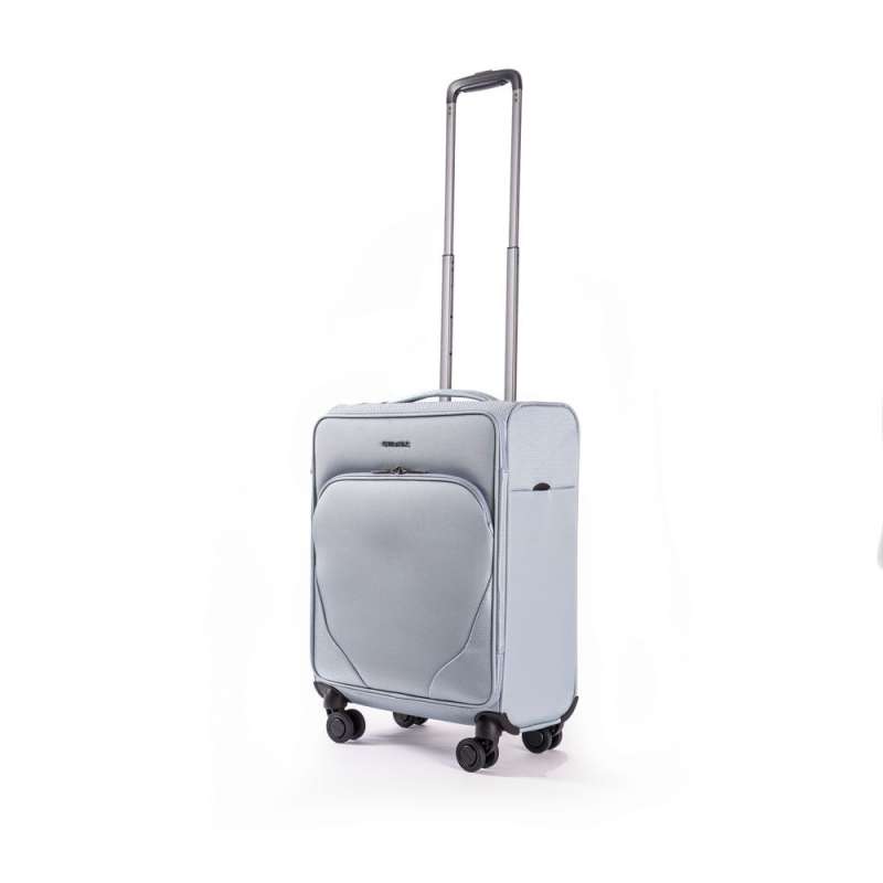 STRATIC Koffer Mix Handgepäck Weichschalenkoffer, Höhe 55 cm, Größe S steel seitlich 45 Grad STRATIC Koffer Mix Handgepäck Weichschalenkoffer, Höhe 55 cm, Größe S steel seitlich 45 Grad