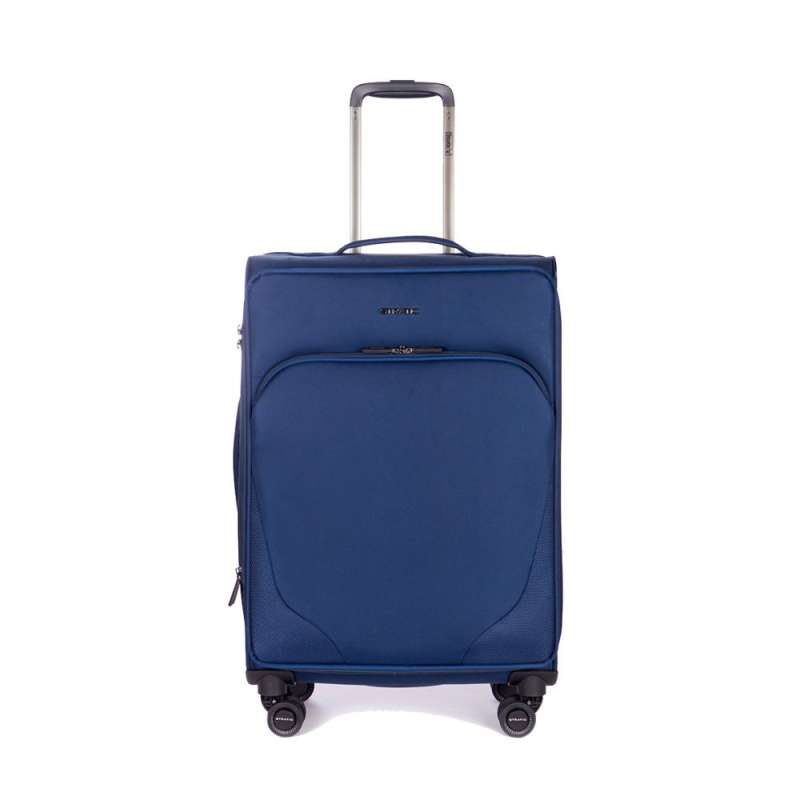 STRATIC Koffer Mix Weichschalenkoffer, Höhe 68 cm, Größe M blue Vorderseite