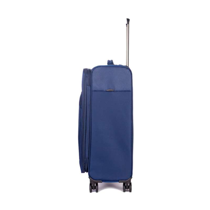 STRATIC Koffer Mix Weichschalenkoffer, Höhe 68 cm, Größe M blue rechts