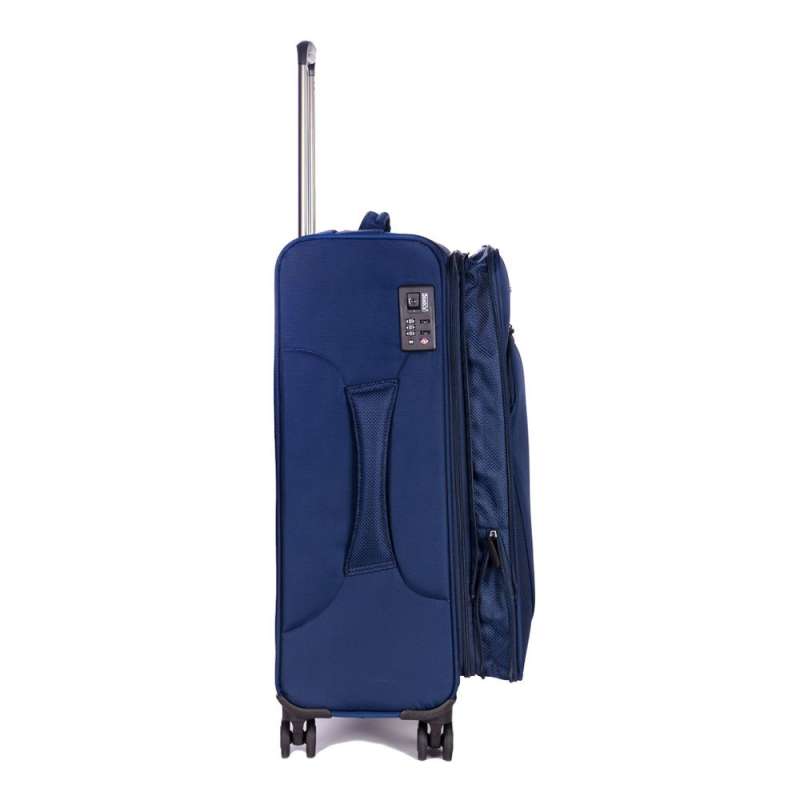 STRATIC Koffer Mix Weichschalenkoffer, Höhe 68 cm, Größe M blue expanded