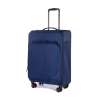 STRATIC Koffer Mix Weichschalenkoffer, Höhe 68 cm, Größe M blue seitlich 45 Grad