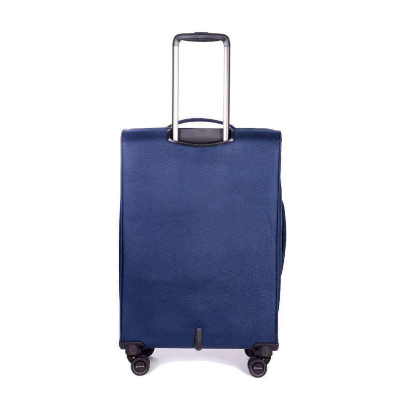 STRATIC Koffer Mix Weichschalenkoffer, Höhe 68 cm, Größe M blue Rückseite