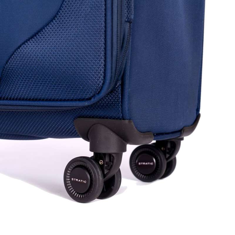 STRATIC Koffer Mix Weichschalenkoffer, Höhe 68 cm, Größe M blue Rollen