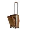 STRATIC Koffer Leather&More Handgepäck Hartschalenkoffer, Höhe 55 cm, Größe S champagne Vordertasche seitlich 45 Grad
