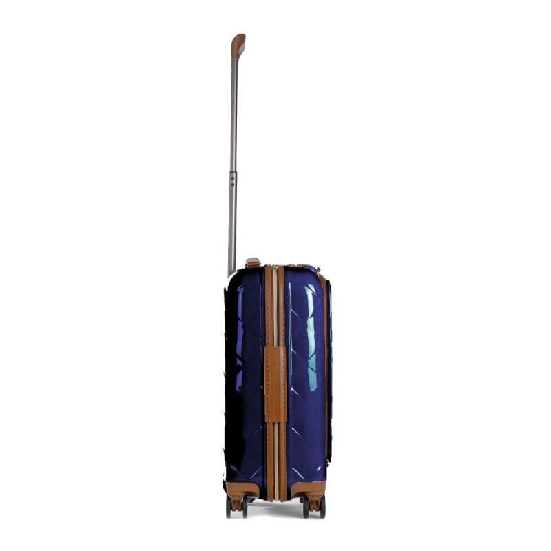 STRATIC Koffer Leather&More Handgepäck Hartschalenkoffer, Höhe 55 cm, Größe S blue links