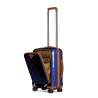STRATIC Koffer Leather&More Handgepäck Hartschalenkoffer, Höhe 55 cm, Größe S blue Vordertasche seitlich 45 Grad