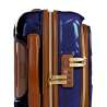 STRATIC Koffer Leather&More Handgepäck Hartschalenkoffer, Höhe 55 cm, Größe S blue TSA Schloss
