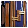 STRATIC Koffer Leather&More Handgepäck Hartschalenkoffer, Höhe 55 cm, Größe S blue TSA Schloss nah