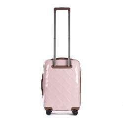 STRATIC Koffer Leather&More Handgepäck Hartschalenkoffer, Höhe 55 cm, Größe S rose Rückseite