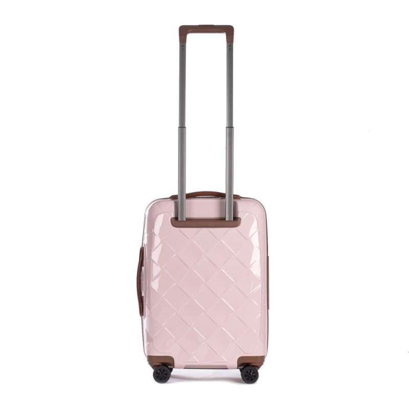STRATIC Koffer Leather&More Handgepäck Hartschalenkoffer, Höhe 55 cm, Größe S rose Rückseite