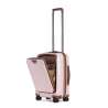 STRATIC Koffer Leather&More Handgepäck Hartschalenkoffer, Höhe 55 cm, Größe S rose seitlich 45 Grad