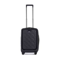 STRATIC Koffer Leather&More Handgepäck Hartschalenkoffer, Höhe 55 cm, Größe S matt black Vorderseite